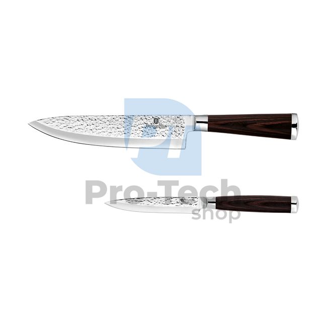 2-delni komplet kuhinjskih nožev BROWN WOOD 20654