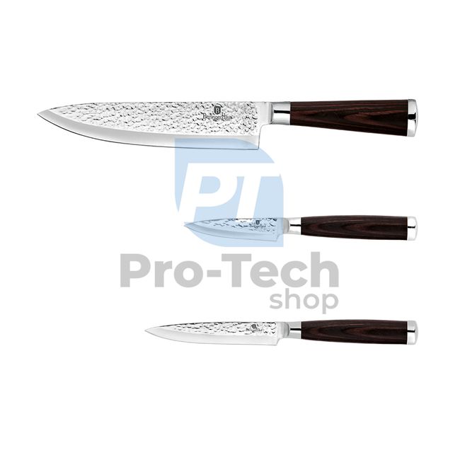 3-delni komplet kuhinjskih nožev BROWN WOOD 20655