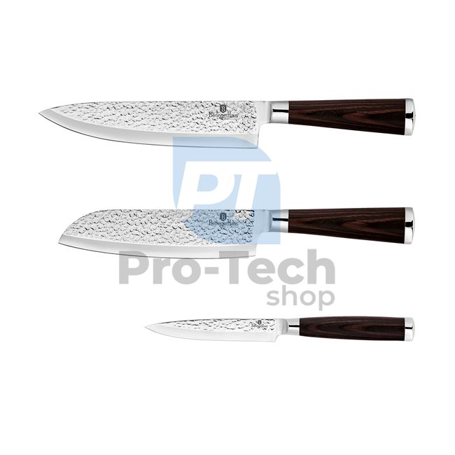 3-delni komplet kuhinjskih nožev BROWN WOOD 20656