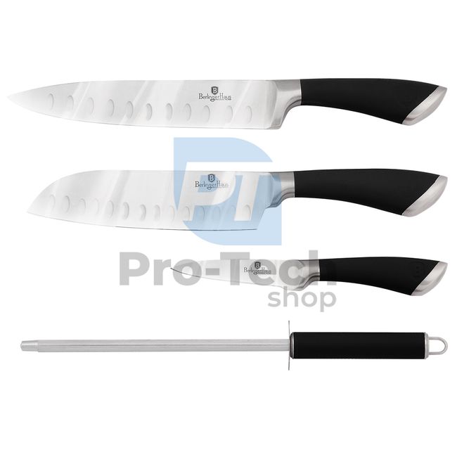 4-delni komplet kuhinjskih nožev iz nerjavečega jekla BLACK 20459