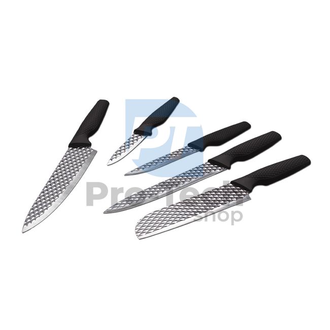 5-delni komplet kuhinjskih nožev BLACK 21156