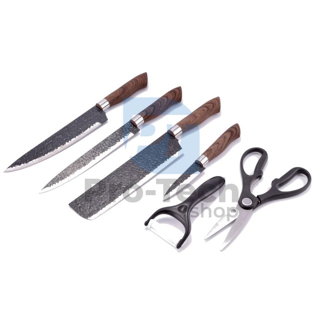 6-delni komplet kuhinjskih nožev iz nerjavečega jekla 54195