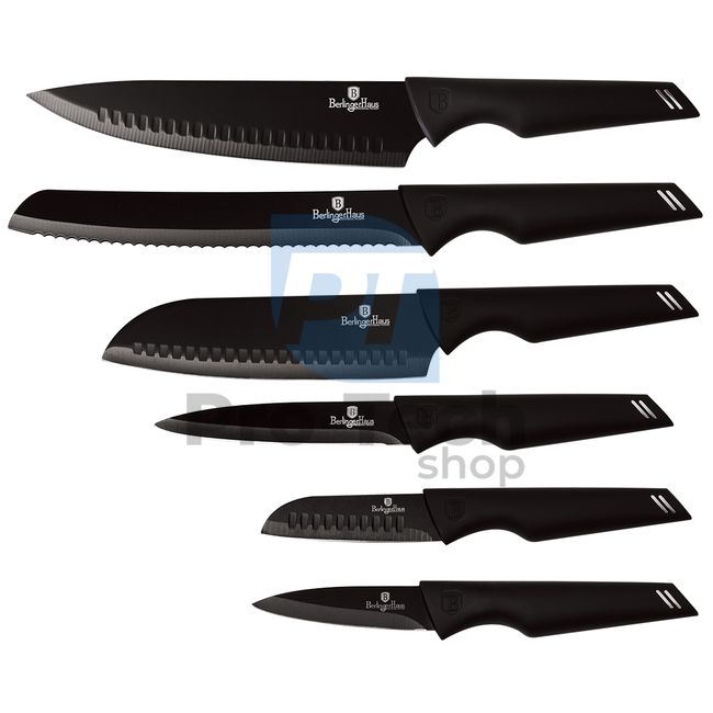 6-delni komplet kuhinjskih nožev iz nerjavečega jekla BLACK 20465