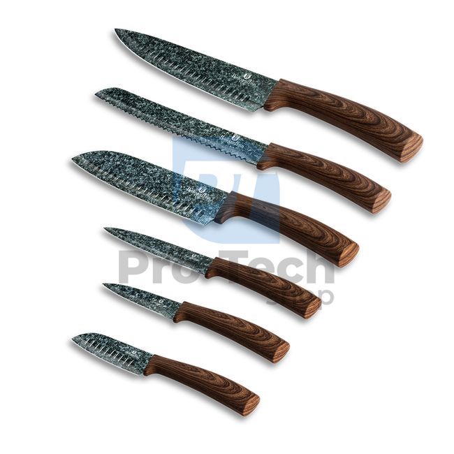 6-delni komplet kuhinjskih nožev iz nerjavečega jekla ORIGINAL WOOD 20856