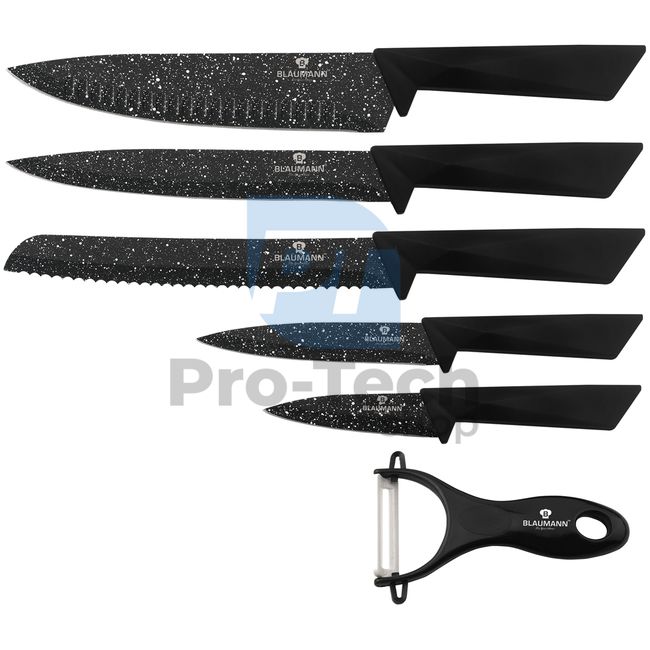 6-delni komplet kuhinjskih nožev BLACK 21154