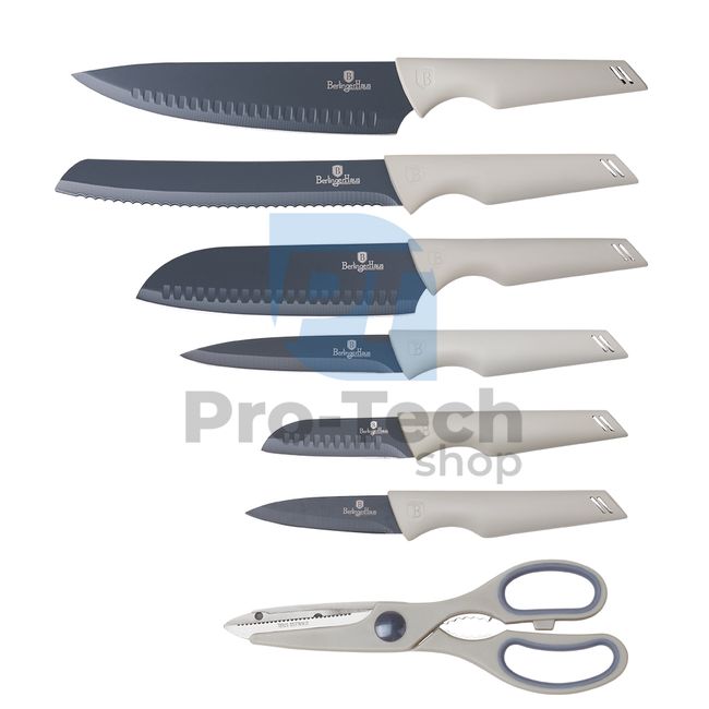 7-delni komplet kuhinjskih nožev iz nerjavečega jekla MATT GREY 20731