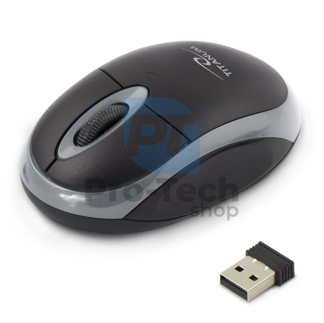 Brezžična miška 3D USB VULTURE, črno-siva 73419