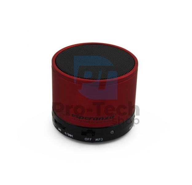 Zvočnik Bluetooth z radiem FM RITMO, bordo 73244