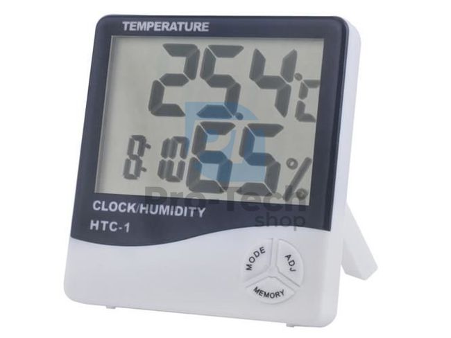 Digitalni termometer s higrometrom in uro 74106
