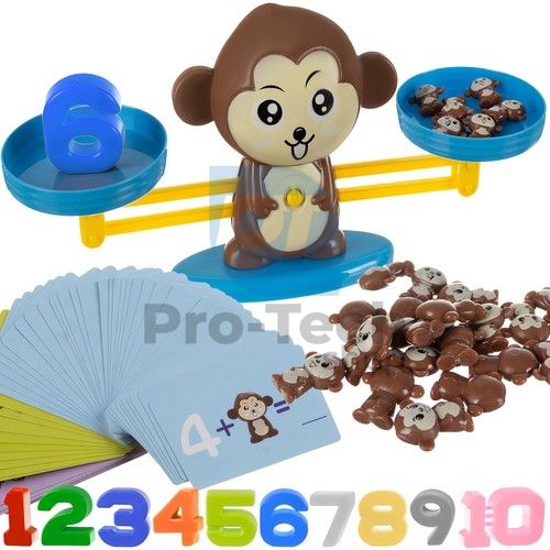 Izobraževalna igra Opičja lestvica s številkami Kruzzel 16947 74201