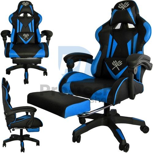 Gaming stol - črno-modri MALATEC 74311