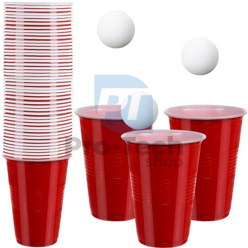 Igra Beer Pong - 50 kozarcev Ruhhy 21232 74330