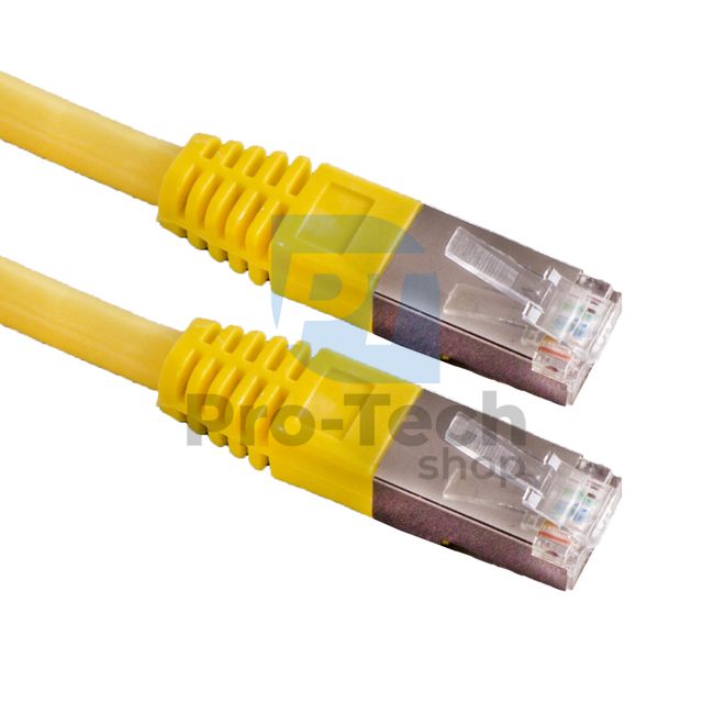 Kabel FTP Cat. 6 Patchcord RJ45, 0,5 m, rumen 72492