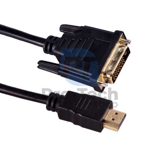 Kabel HDMI - DVI 1 m, pozlačeni konektorji 72356