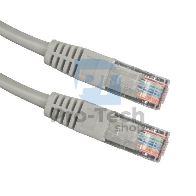 Kabel UTP Cat. 5E Patchcord RJ45, 0,5 m, siv 72437