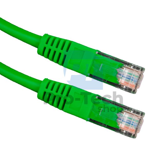 Kabel UTP Cat. 5E Patchcord RJ45, 10 m, zelena 72468