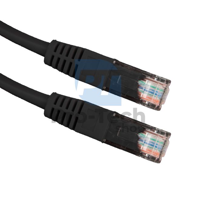 Kabel UTP Cat. 5E Patchcord RJ45, 2m, črn 72451