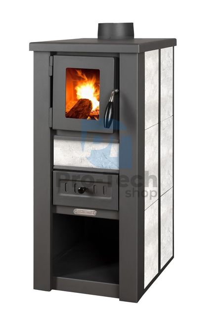 Kaminska peč 6,5 kW bela 40214