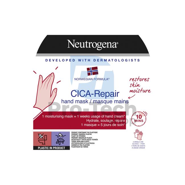 Neutrogena CICA Repair obnovitvena maska za roke 1 kos 30550