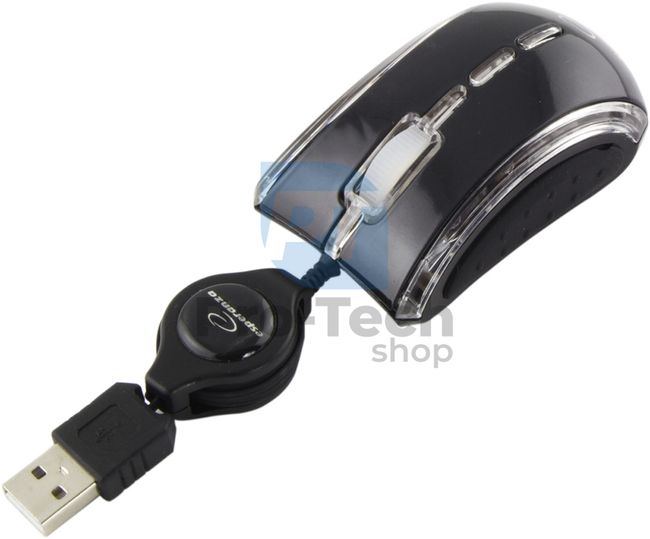 CELANEO USB mini miška, črna 73133