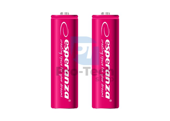 Polnilna baterija NI-MH AA 2000mAh 2 kosa, rdeča 73327