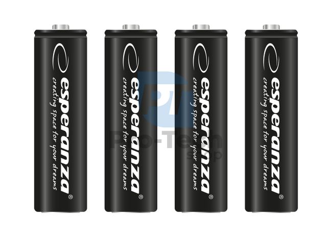 Polnilna baterija NI-MH AA 2600mAh 4 kosi, črna 73336