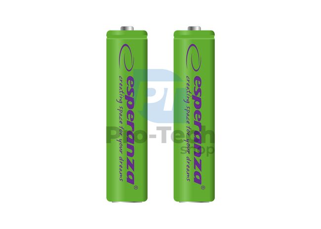 Polnilna baterija NI-MH AAA 1000mAh 2 kosa, zelena 73316