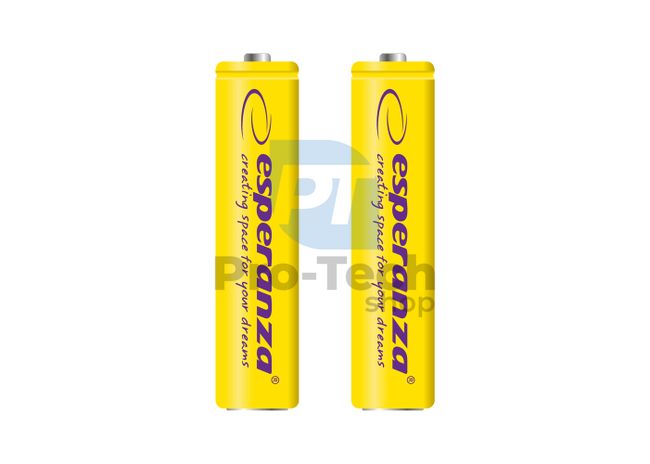 Polnilna baterija NI-MH AAA 1000mAh 2 kosa, rumena 73319