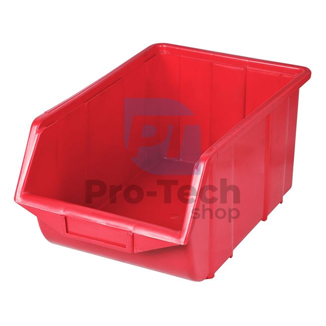 Plastična škatla Ecobox velika, rdeča 60117