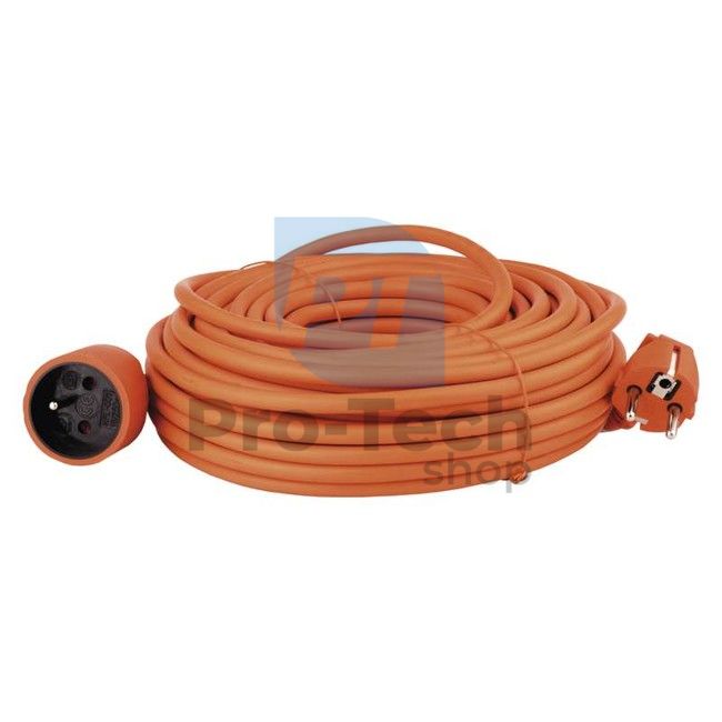 Podaljševalni kabel - priključek, 25 m, oranžen 70575