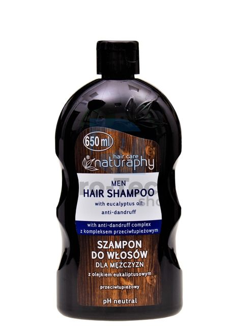 Šampon za lase za moške Eucalyptus Hair care Naturaphy 650ml 30129