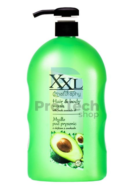 Gel za prhanje in šampon 2v1 z avokadovim oljem Naturaphy 1000ml 30070