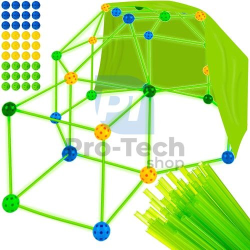 Gradbeni set - slamice - 100 kosov - šotor 22613 76066