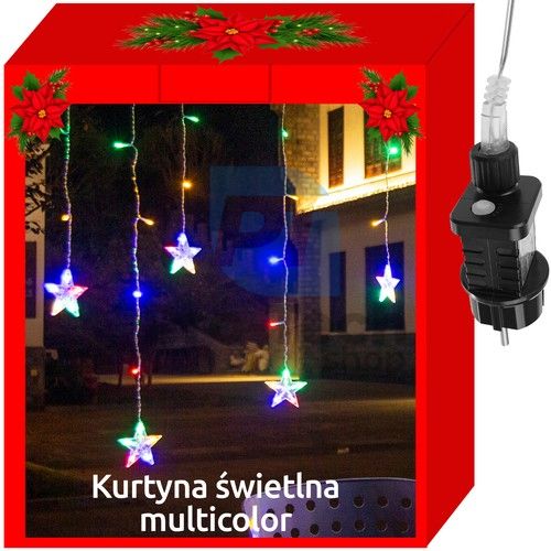 Svetlobna zavesa 108 LED - večbarvna 31V KS11319 75256