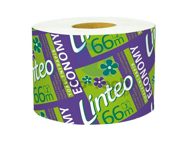 2-slojni toaletni papir 66m LINTEO ECONOMY - 12 kosov 30385