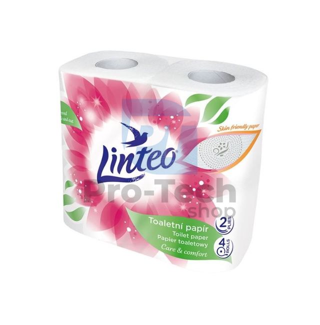 2-slojni toaletni papir LINTEO SATIN bel - 4 kosi 30387