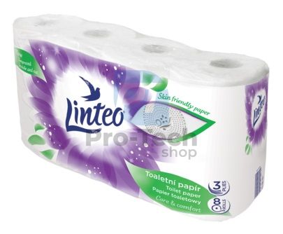 3-slojni toaletni papir 20m LINTEO SATIN bel - 8 kosov 30389