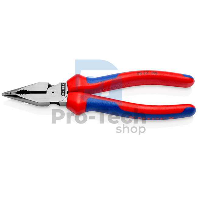 Ozke ploščate kombinirane klešče 188 mm KNIPEX 60018