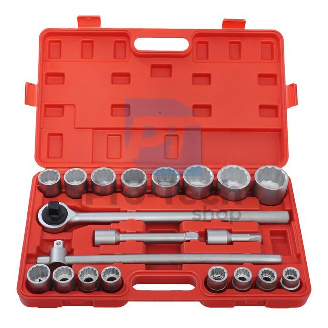 Veliki rezervoar gole set 21 kosov 12-stranski 3/4" Pro-Tech TOOLS 00656