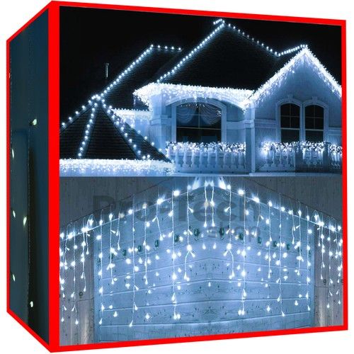 Božične lučke - 300 LED hladno bele 31V 75478